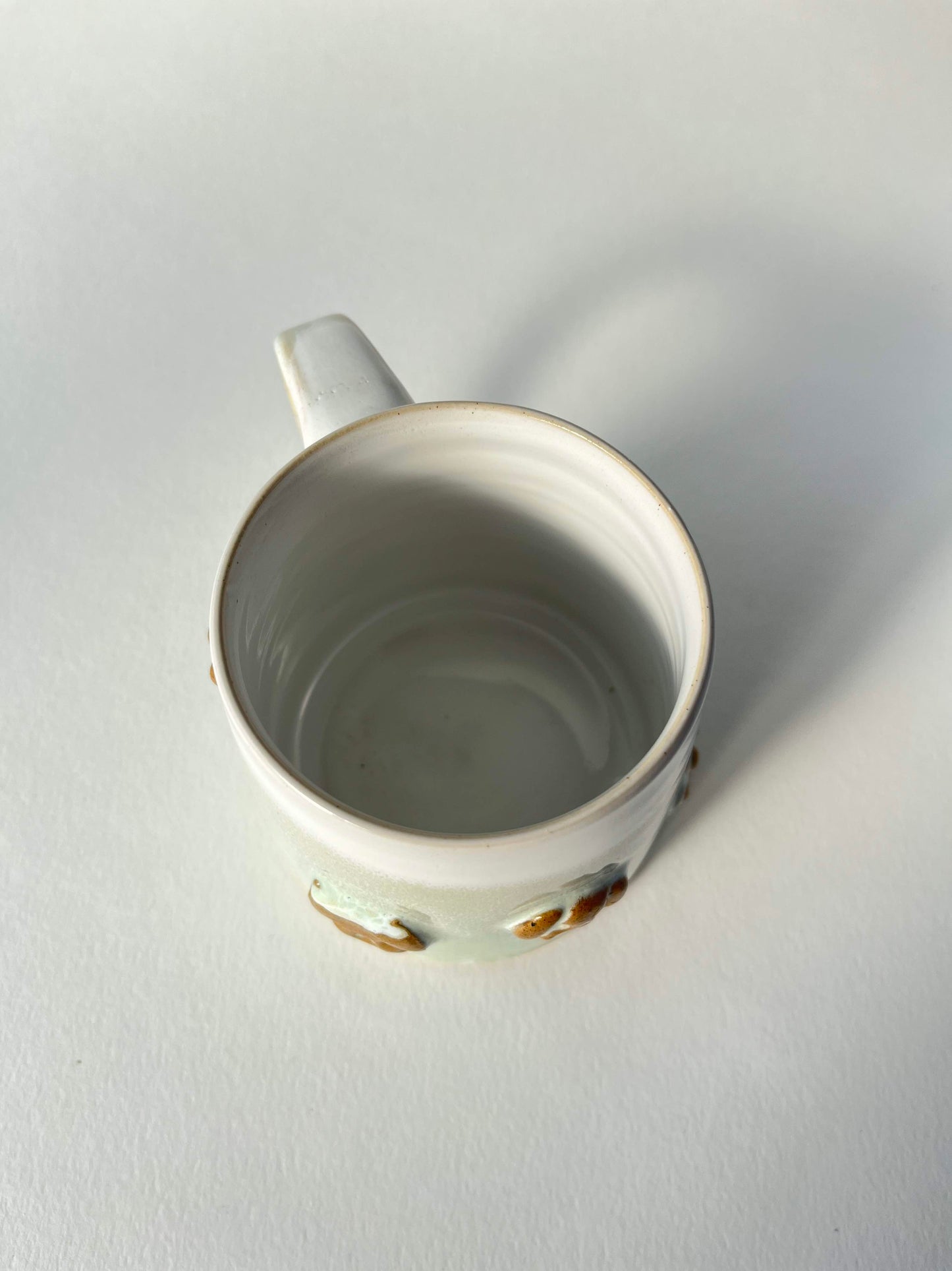 Tasse in Mintgrün weiß - Motiv "Hund & Katze"