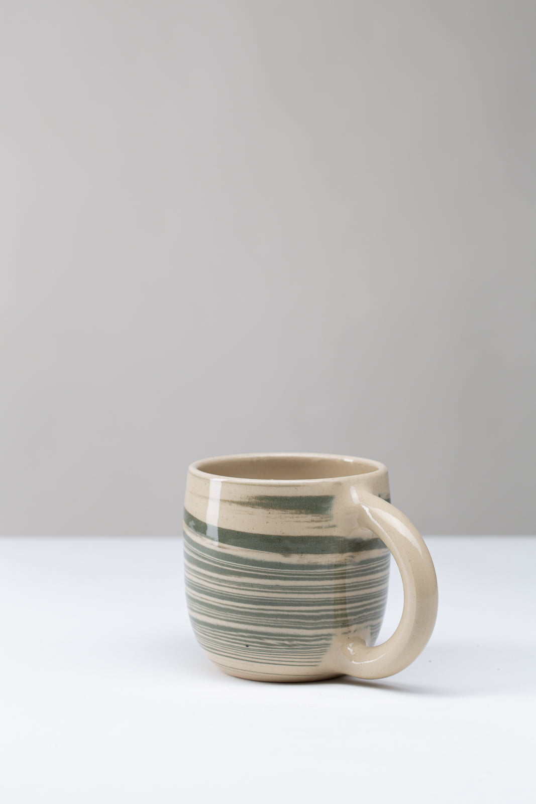 "Marble" Tasse - grün marmoriert