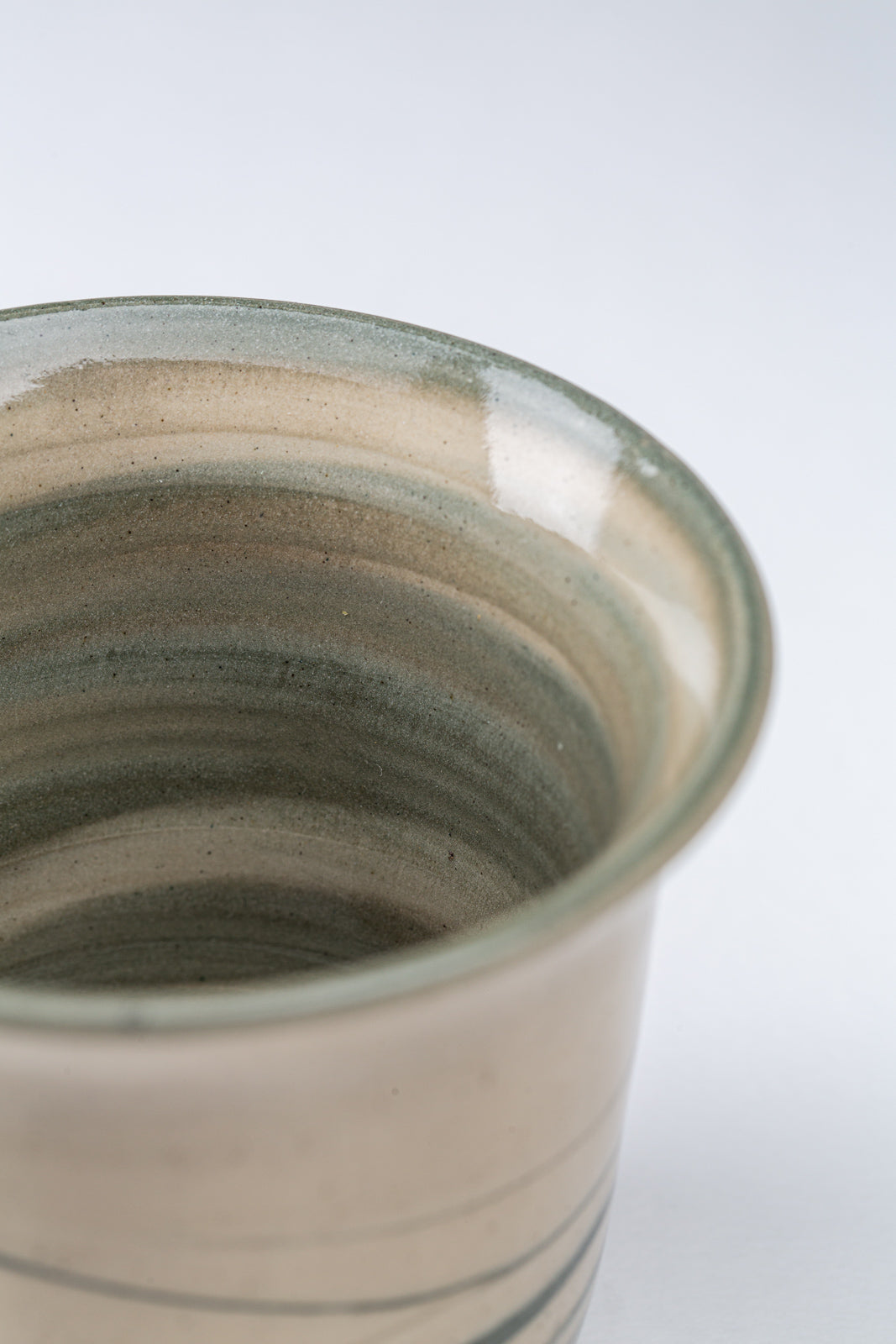 "Marble" Espressobecher #1 - grün marmoriert