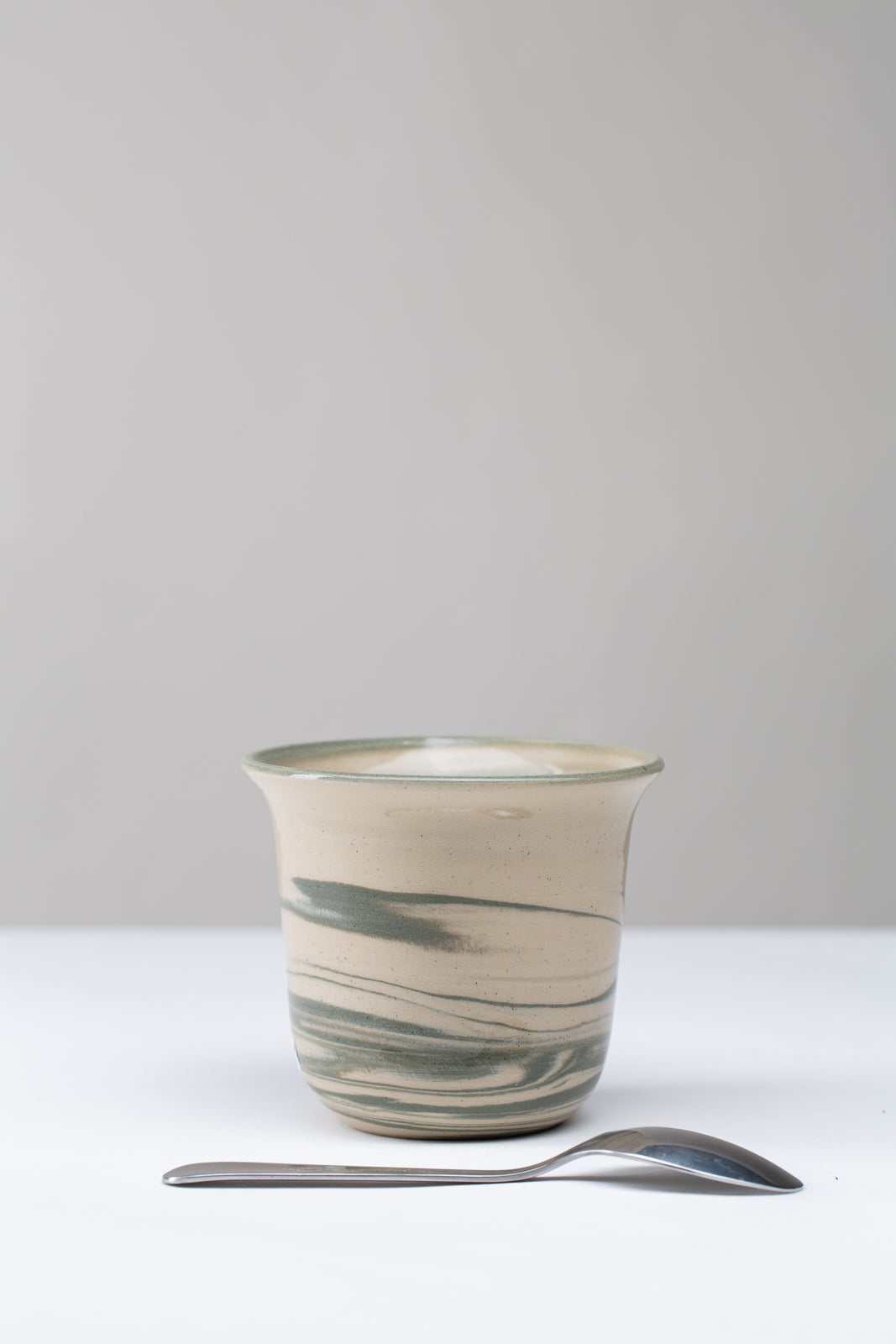 "Marble" Espressobecher #1 - grün marmoriert
