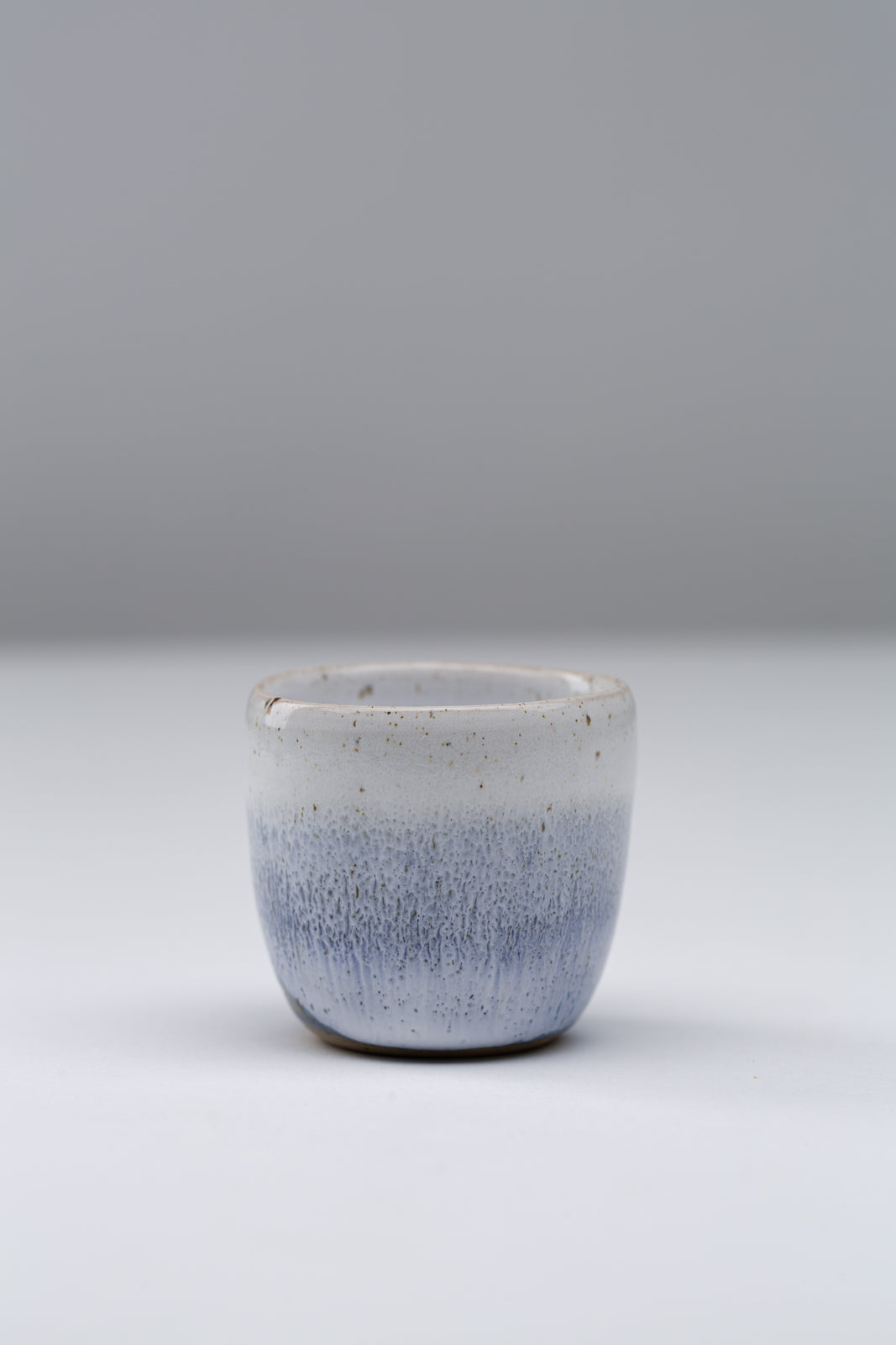 Mini Espressobecher - Eisblau gepunktet