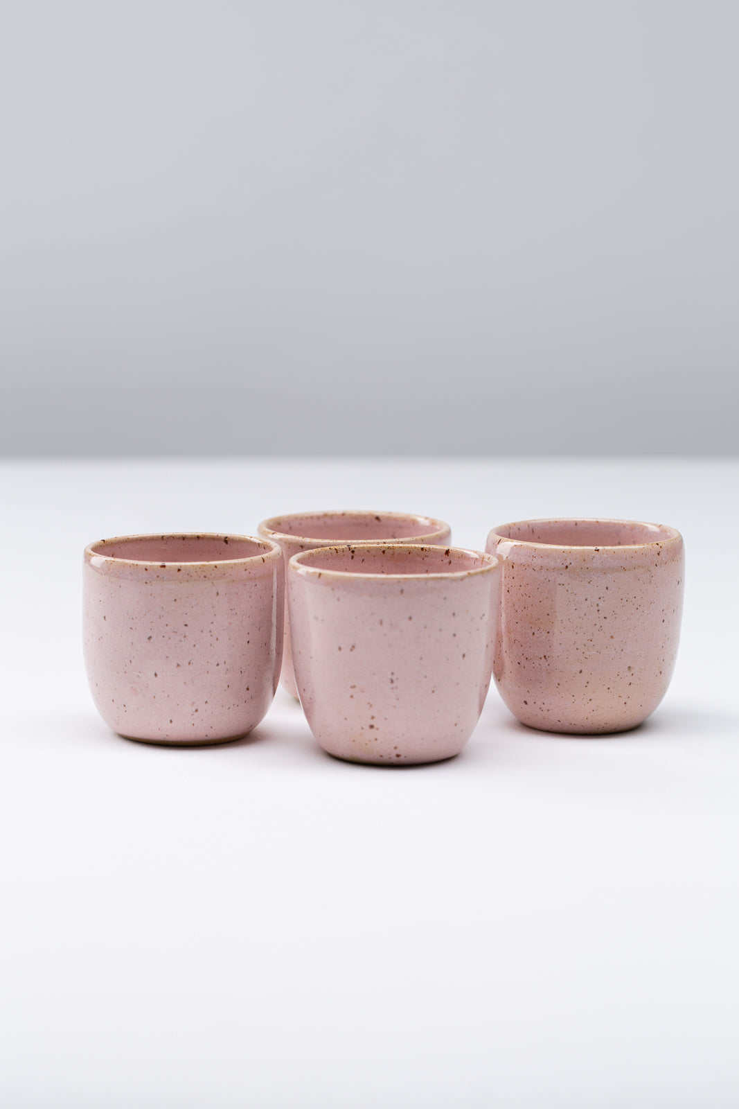 Mini Espressobecher - rosa gepunktet