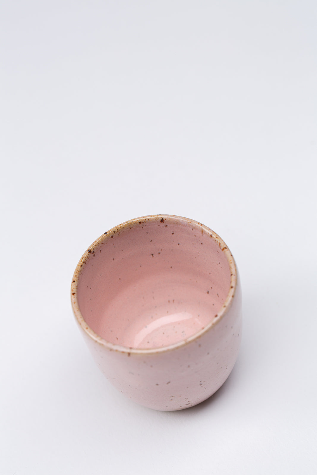 Mini Espressobecher - rosa gepunktet